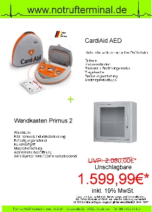 AED Defibrillator Sonderangebot